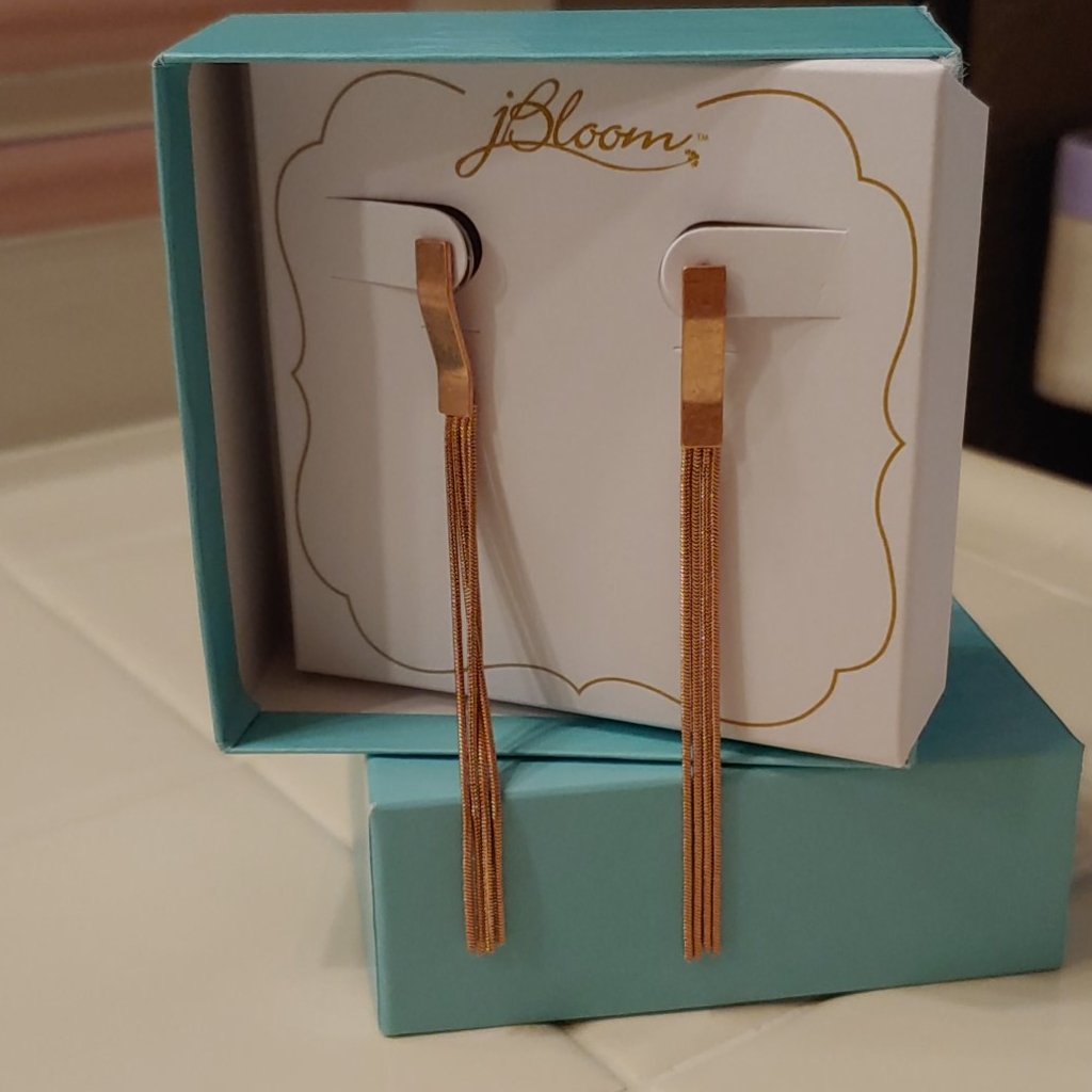 Rose Gold Jbloom Earrings